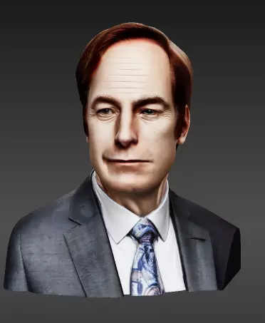 Saul Goodman Bust Better Call Saul 3D print model_5