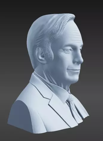 Saul Goodman Bust Better Call Saul 3D print model_3
