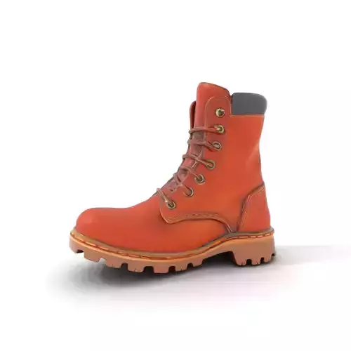 Leather Timber Boot model pack Low-poly 3D model