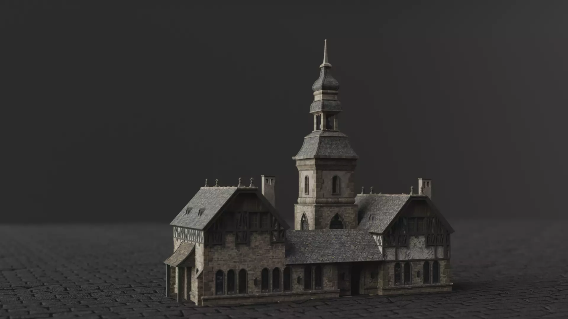 Dark Fantasy House SM D 3D model_0
