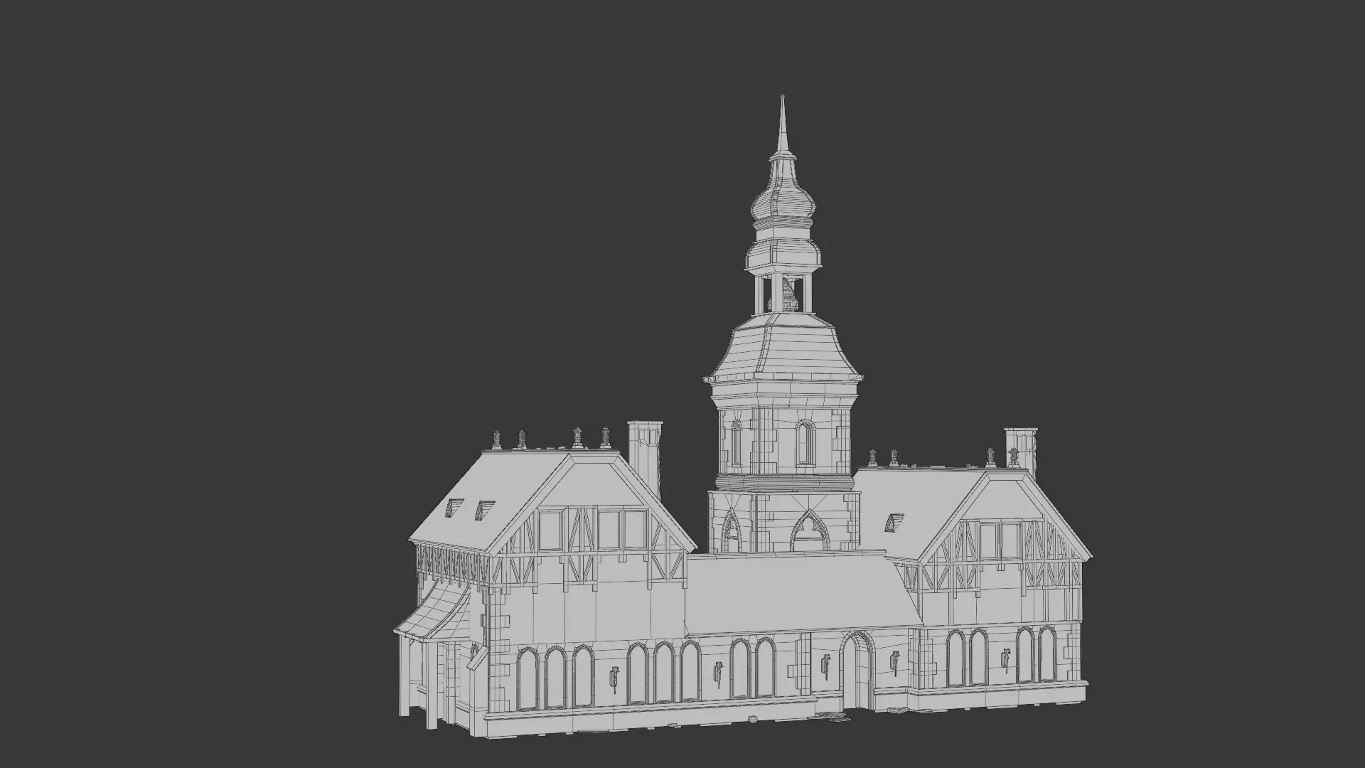 Dark Fantasy House SM D 3D model_1