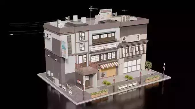 Japanese House 6 3D model
