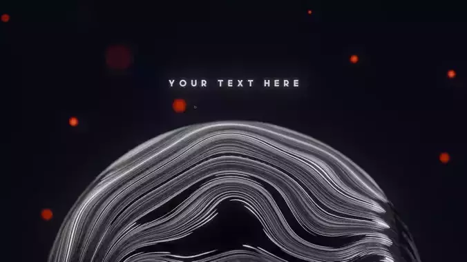 Text for animation 4K 3D model