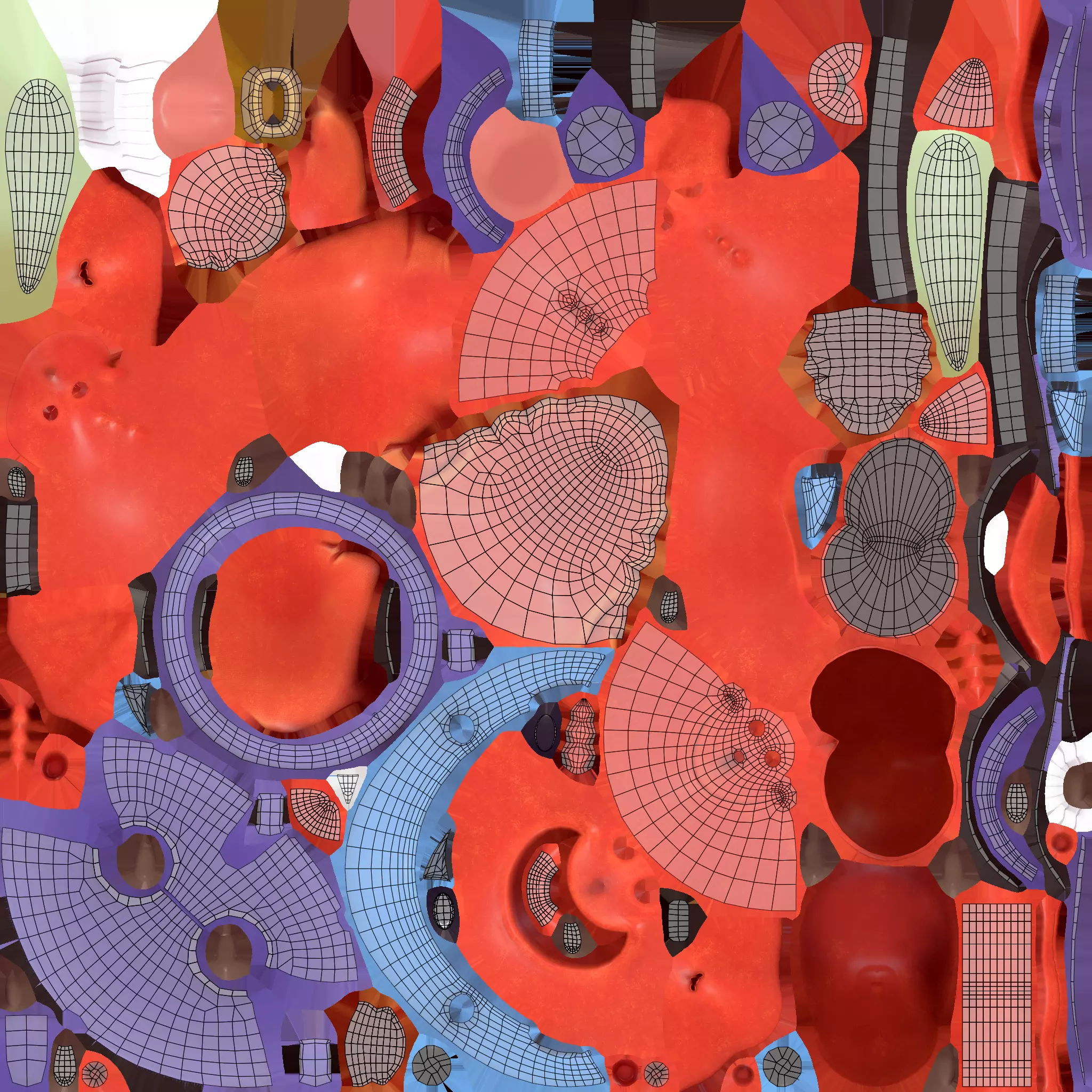 Krabs - SpongeBob Low-poly 3D model_8