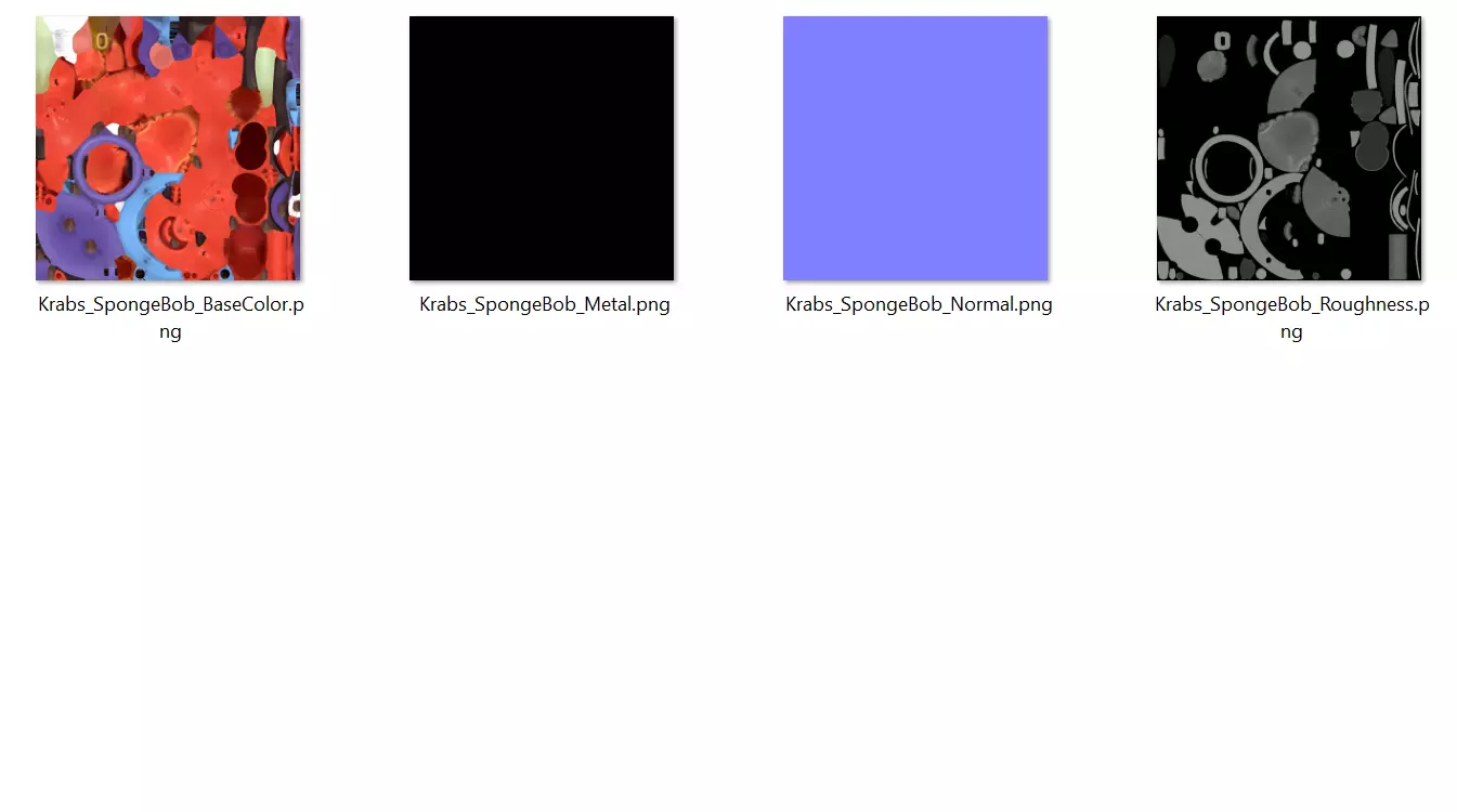 Krabs - SpongeBob Low-poly 3D model_5