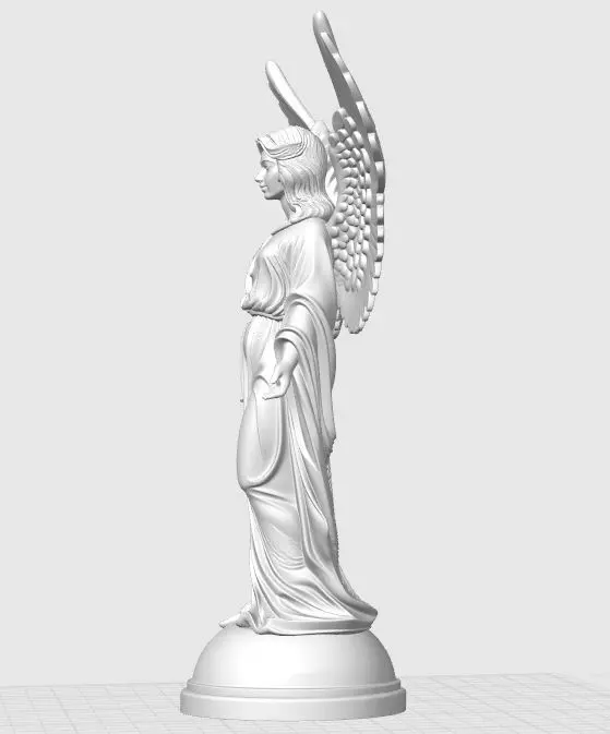 Christmas Angel Sculpture 3D print model_18