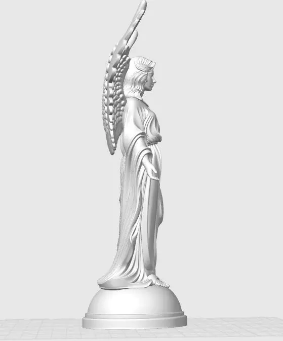 Christmas Angel Sculpture 3D print model_14