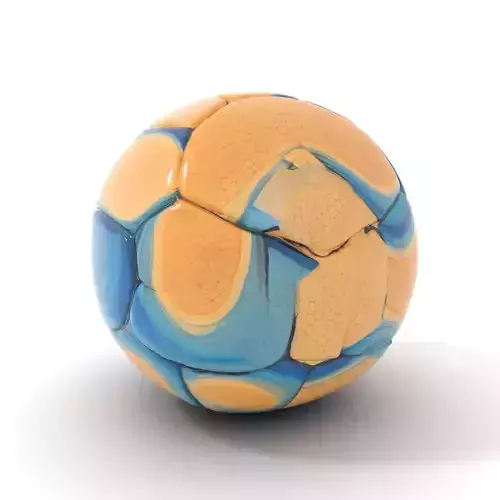 Stylized Leather Soccer Ball model pack