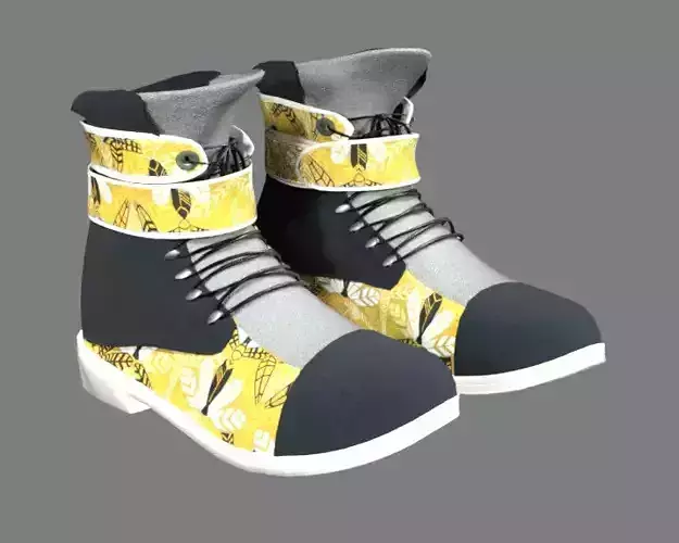 Fashion Nike Air Fear Of Human Soft Shoes 3D Model