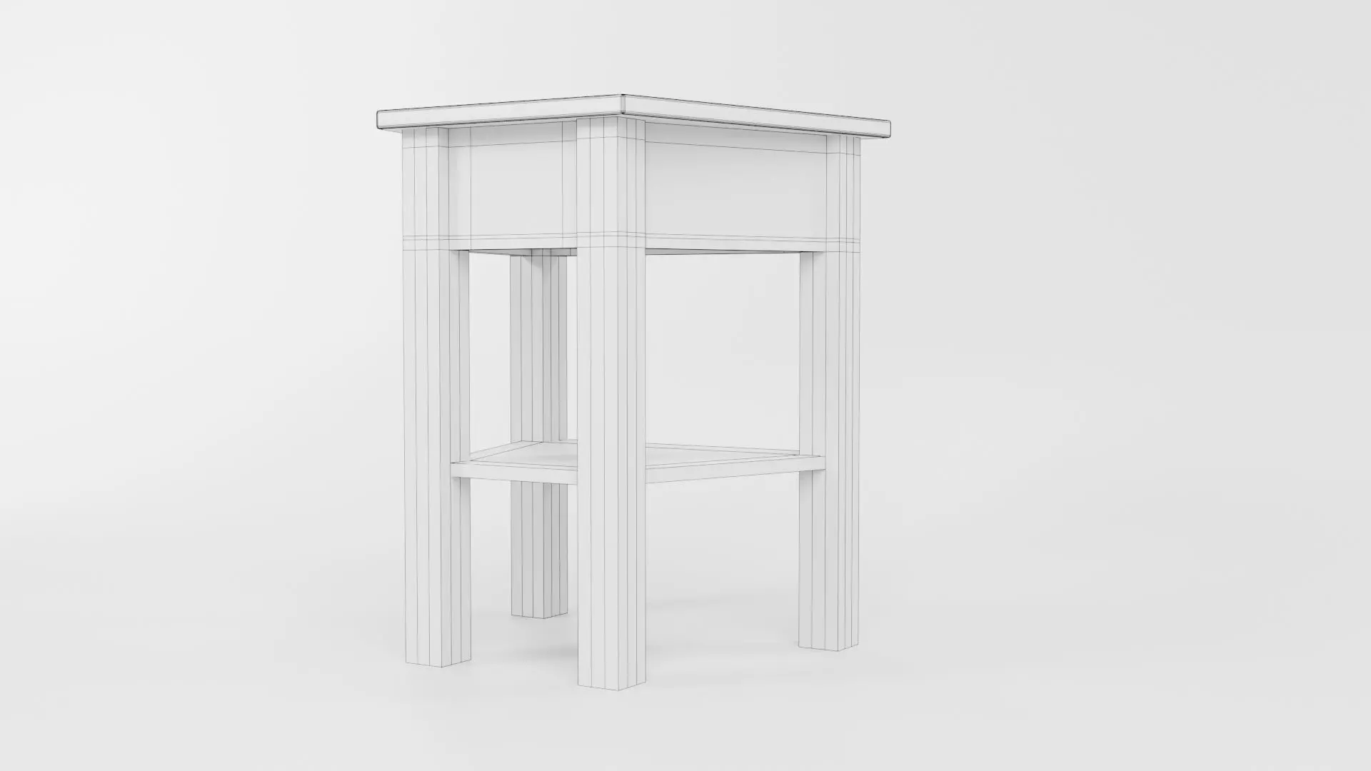Side Table CG47 3D model_6