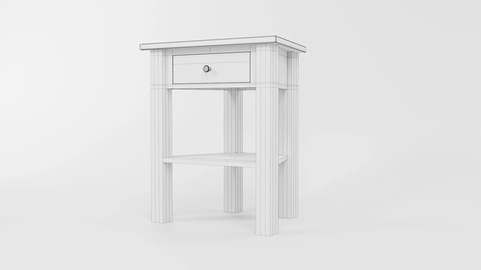 Side Table CG47 3D model_5