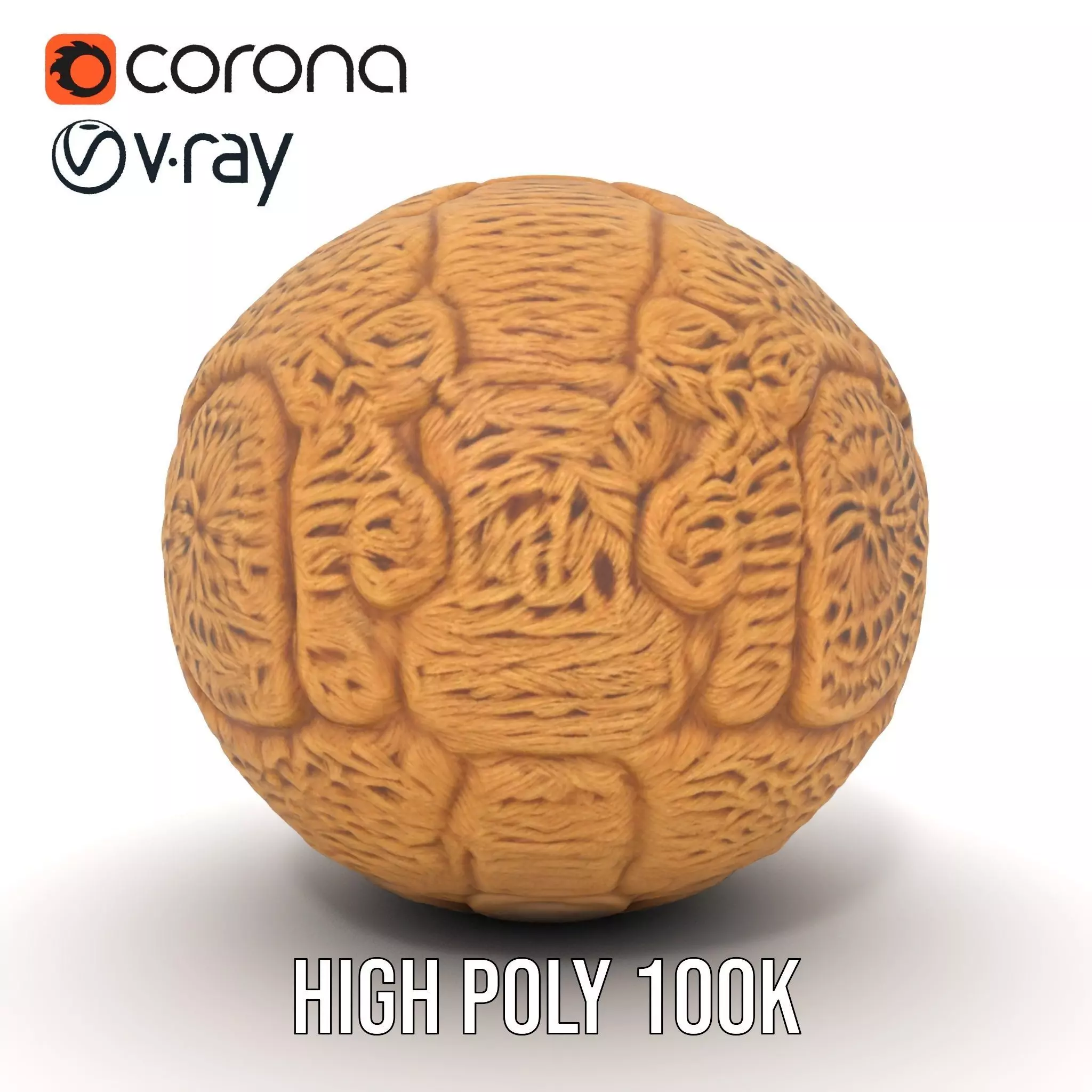 Intricate Yarn Sphere model pack Texture_30