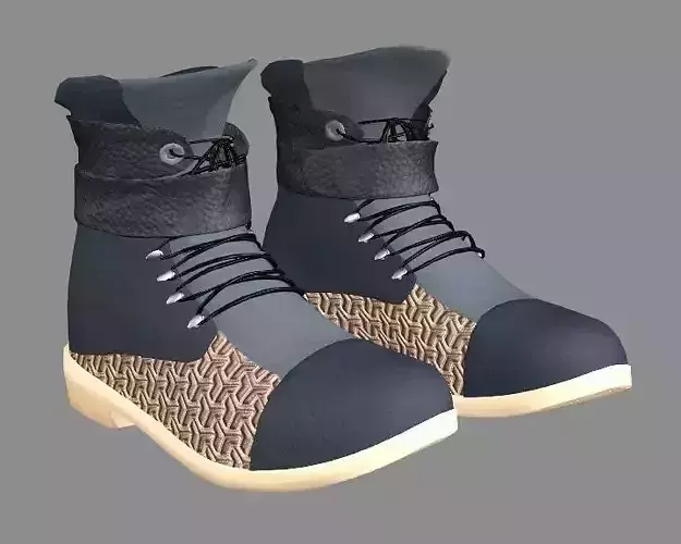 Fashion Nike Air Fear Of Human Style Shoes-F 3D Model