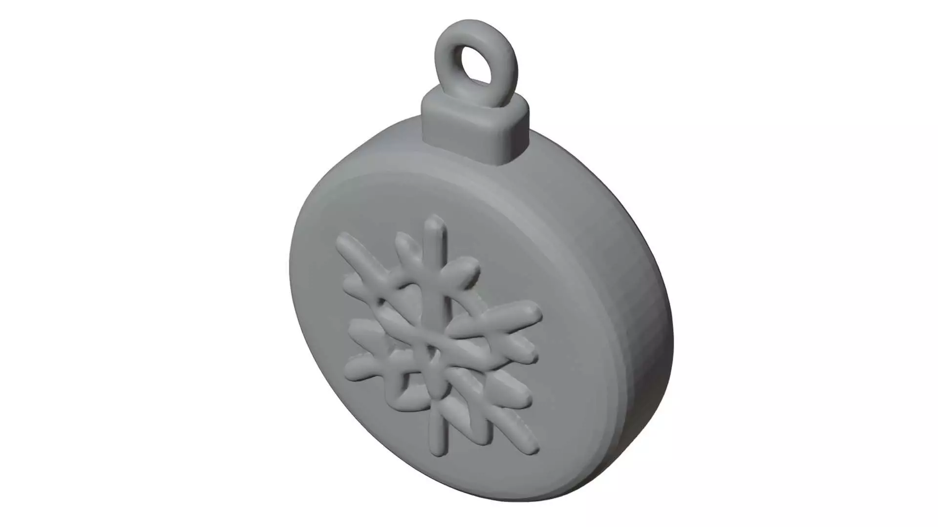 Christmas Ornament 3D Print Ready 3D print model_0