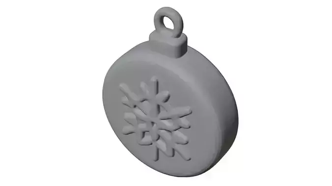 Christmas Ornament 3D Print Ready 3D print model