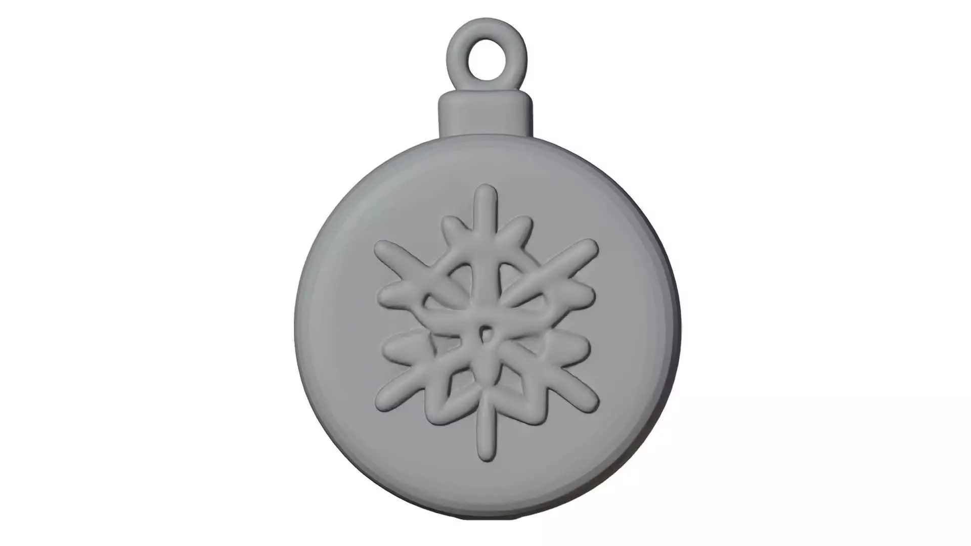 Christmas Ornament 3D Print Ready 3D print model_1