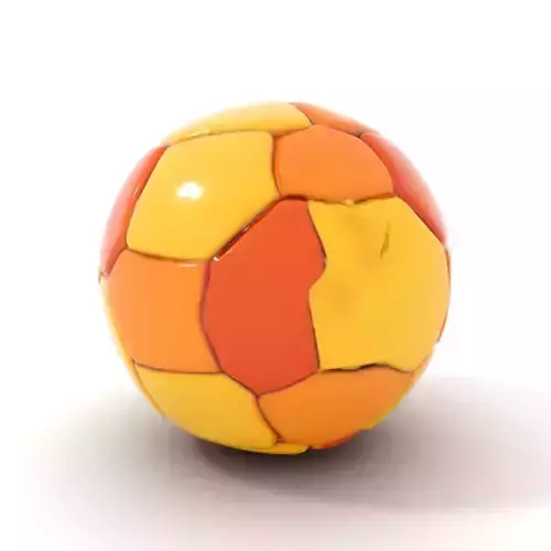 Vibrant Soccer Ball model pack