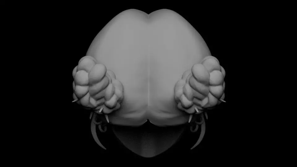 ZOEY HEAD SCULPT 3D print model_2