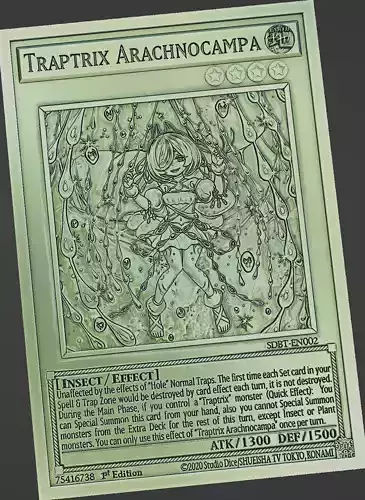 Traptrix Arachnocampa - yu-gi-oh