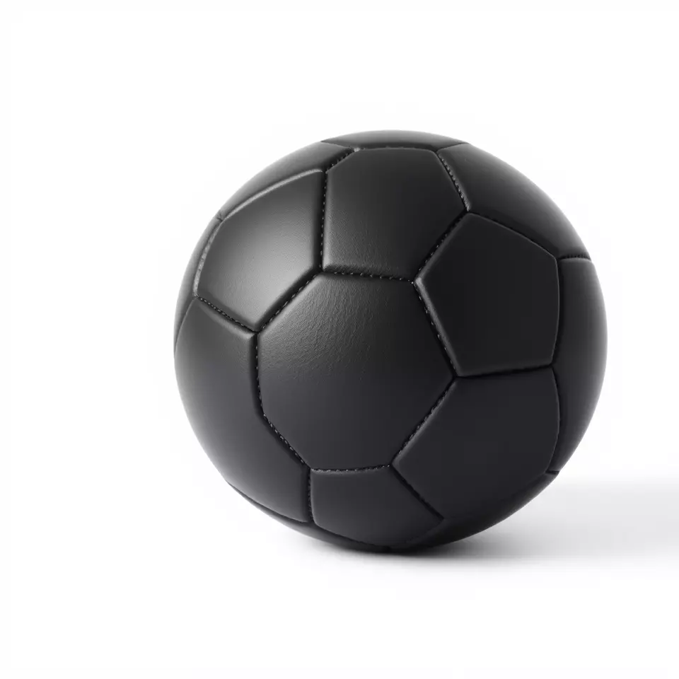 Sleek Black Soccer Ball model pack Low-poly 3D model_3