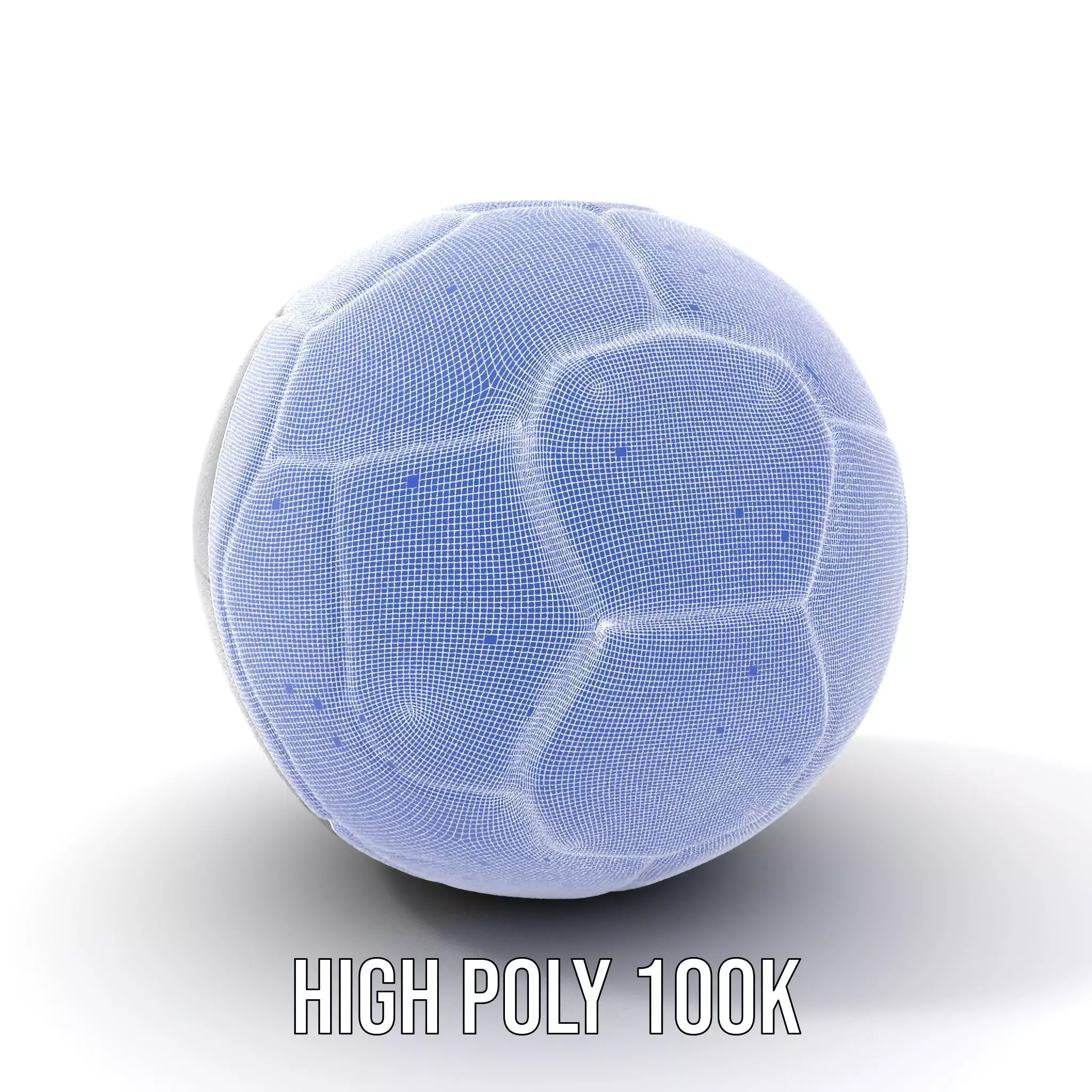 Sleek Black Soccer Ball model pack Low-poly 3D model_5