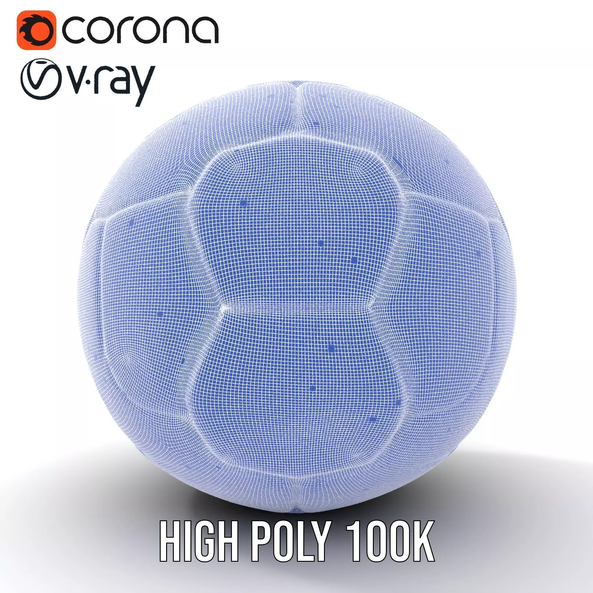 Sleek Black Soccer Ball model pack Low-poly 3D model_34