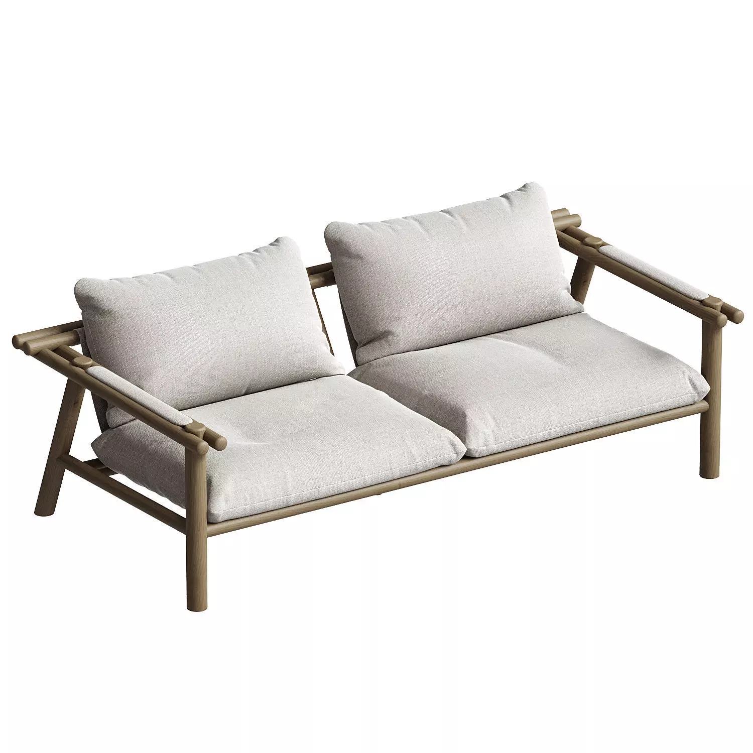 Sticks 2 seater sofa 3D model_3