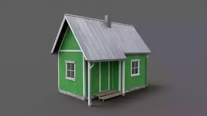 green cabin