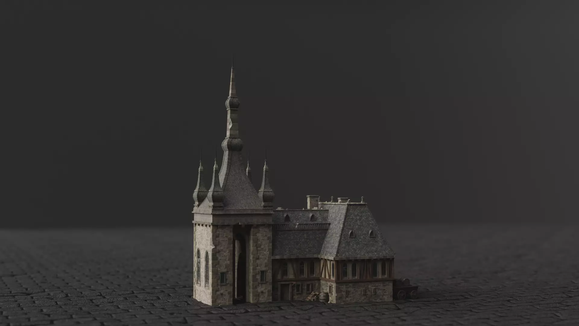Dark Fantasy House SM E 3D model_0
