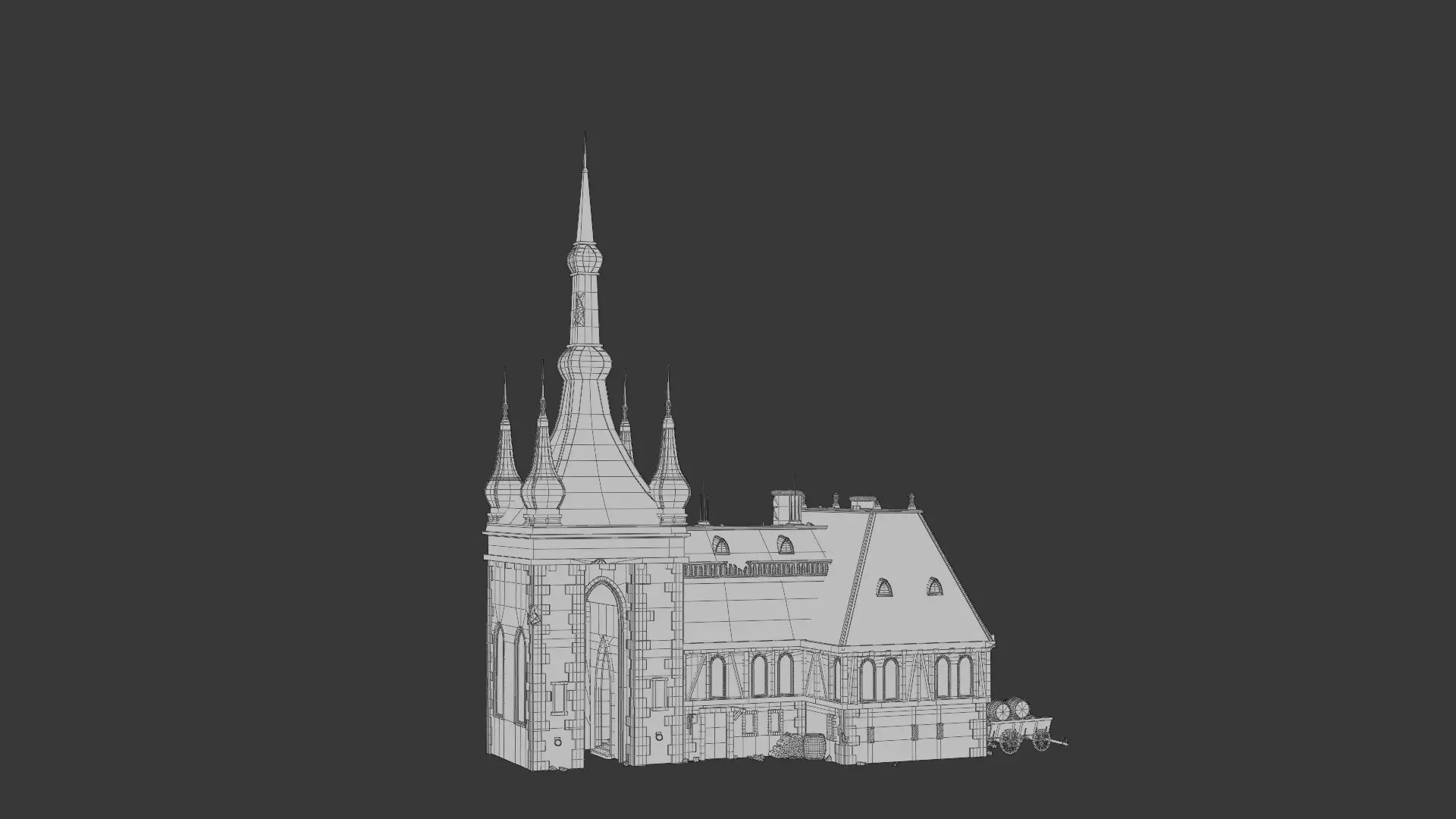 Dark Fantasy House SM E 3D model_1