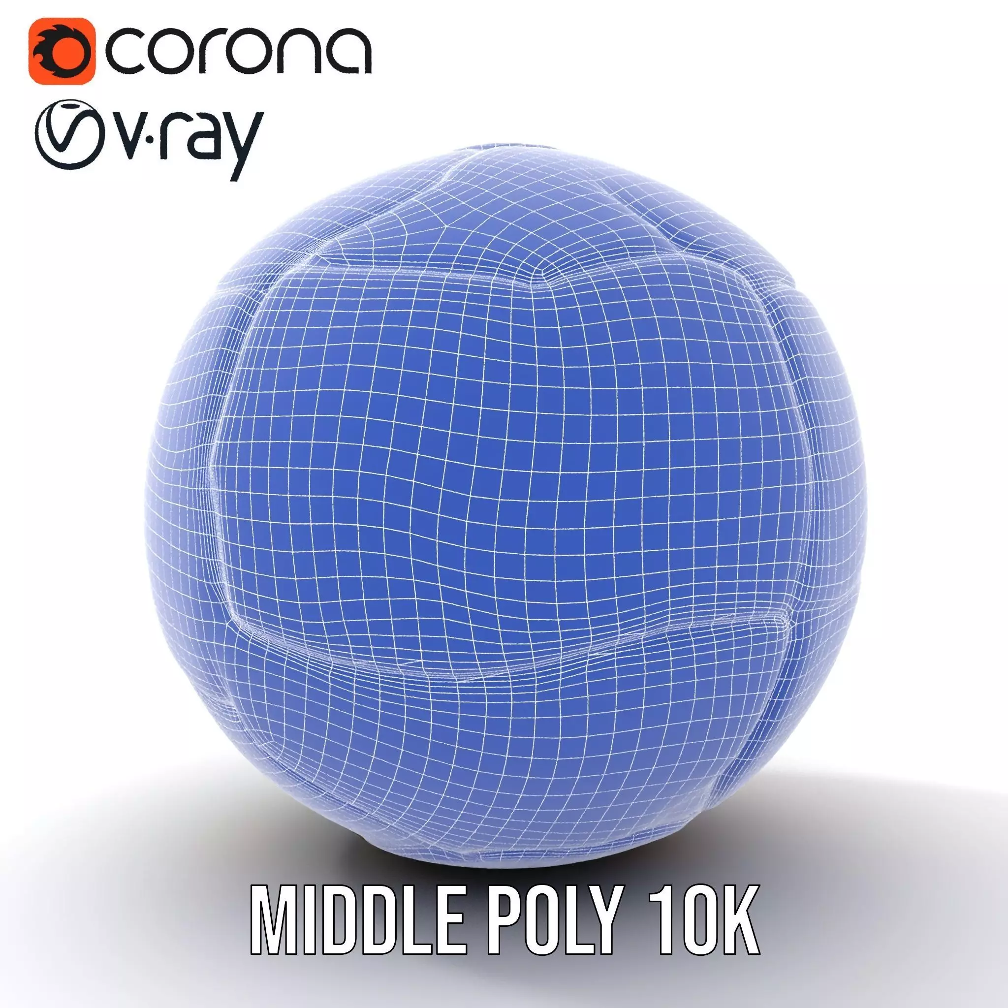 Rainbow Soccer Ball model pack Low-poly 3D model_28