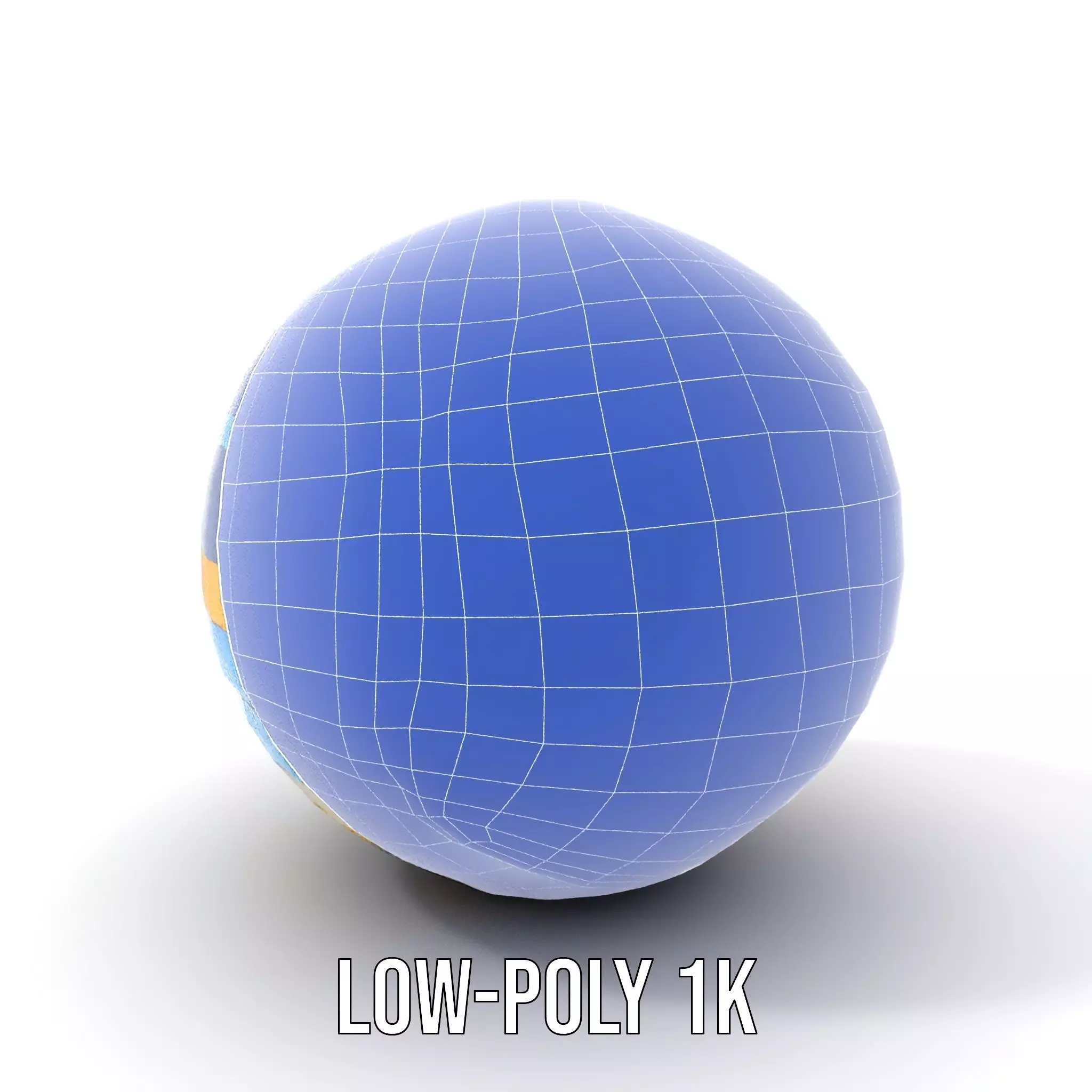 Rainbow Soccer Ball model pack Low-poly 3D model_20