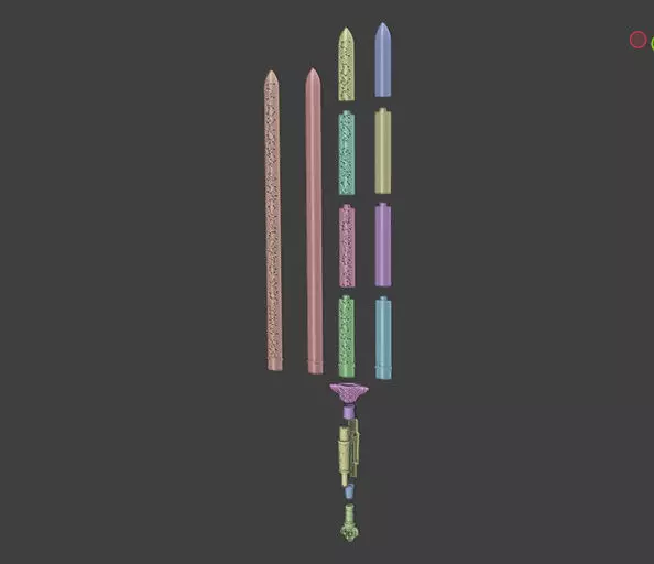 Rumi Sword Kpop Demon Hunters Fan Art 3D print model_5