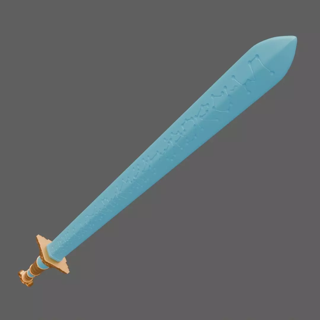 Rumi Sword Kpop Demon Hunters Fan Art 3D print model_3