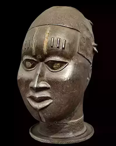 Benin Bronze Head