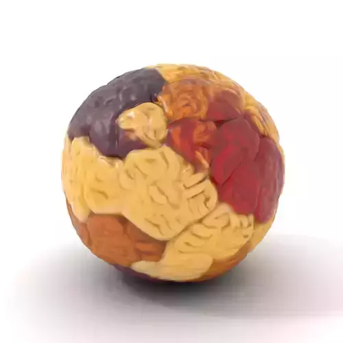 Colorful Crochet Ball model pack Texture