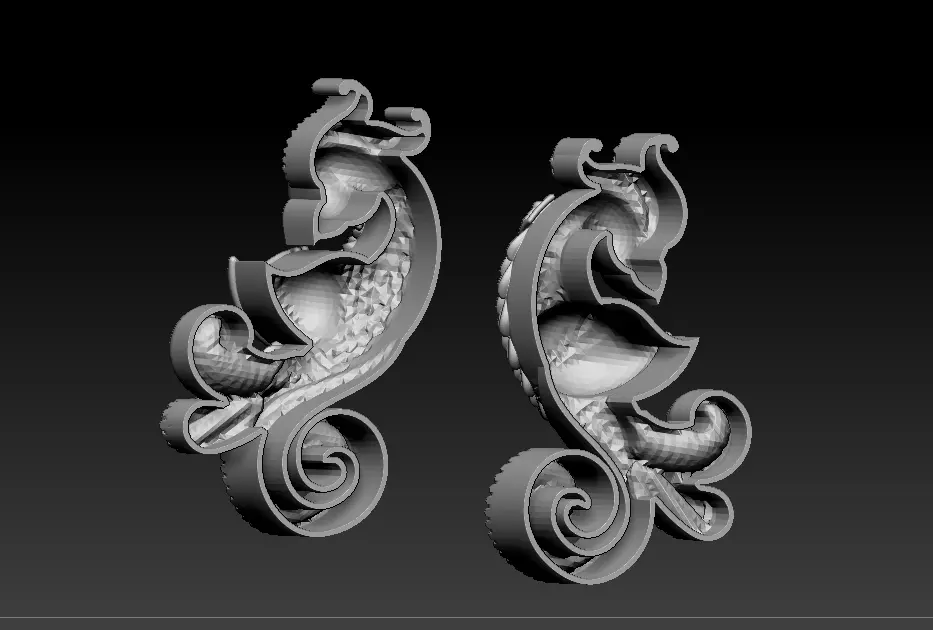 peacock 3D print model 3D print model_22