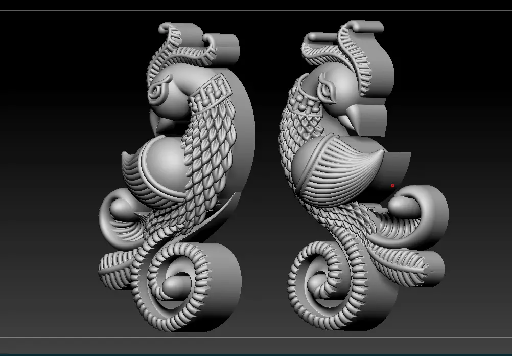 peacock 3D print model 3D print model_1