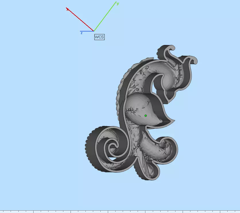 peacock 3D print model 3D print model_8