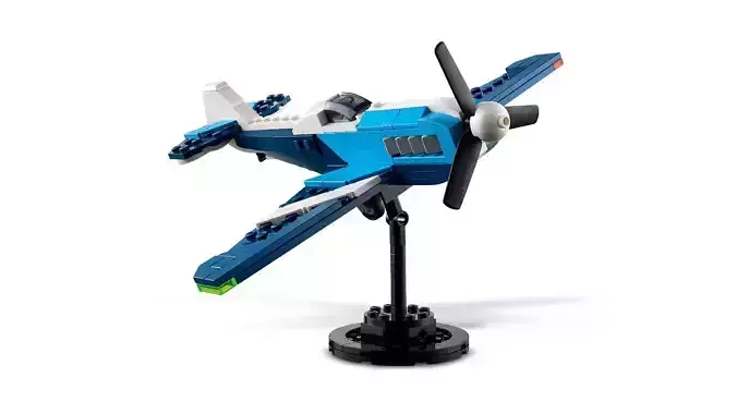 TwindBricks3D - 31160 Aircraft-Race Plane 3D print model