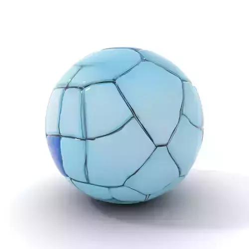 Blue Soccer Ball model pack