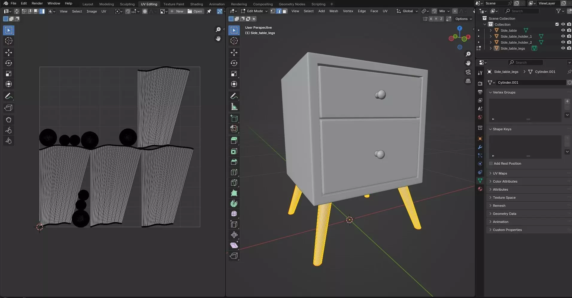 Side Table CG57 3D model_10