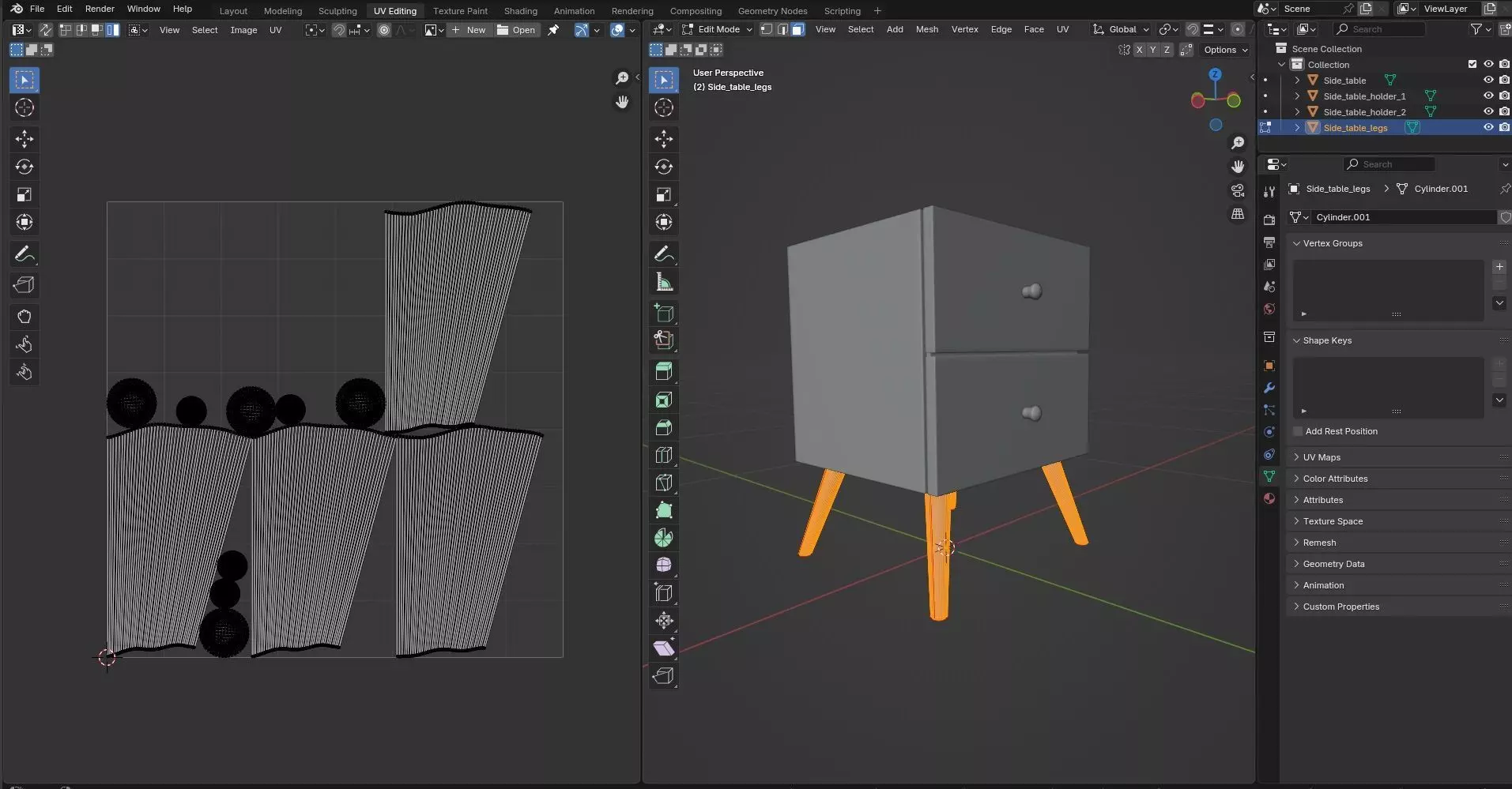Side Table CG58 3D model_10