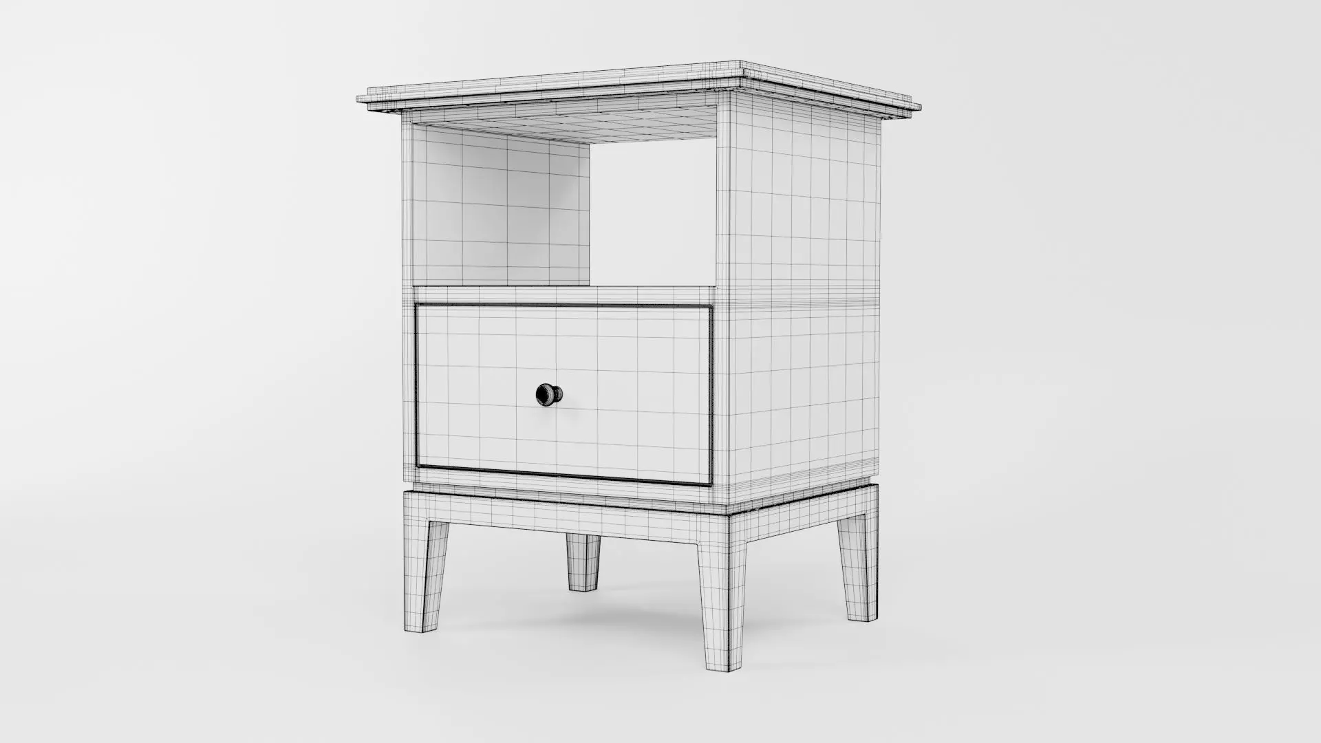 Side Table CG59 3D model_5