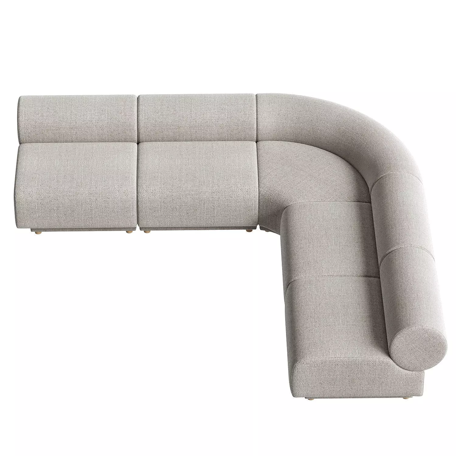 Roland Modular Sofa 3D model_2