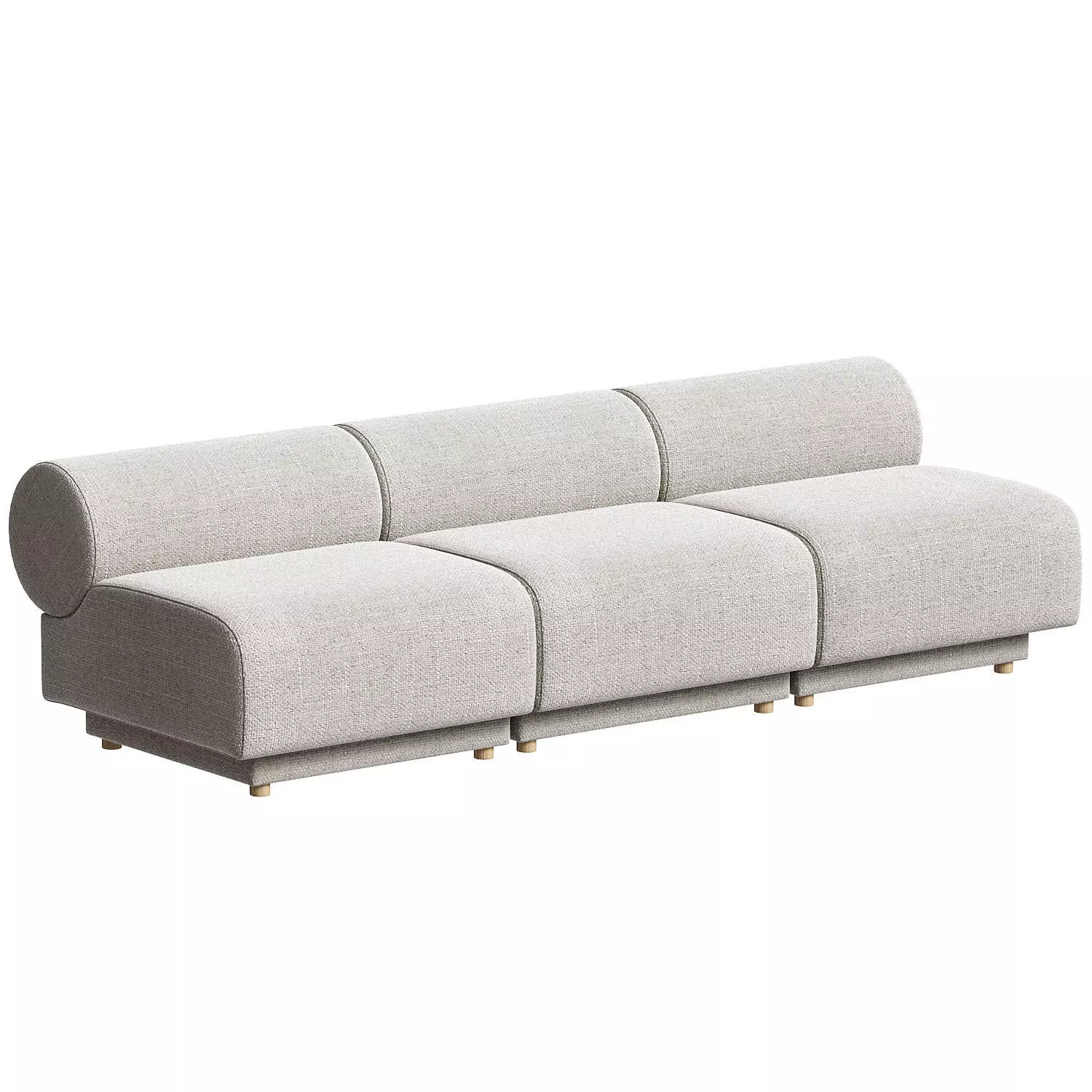 Roland Modular Sofa 3D model_4