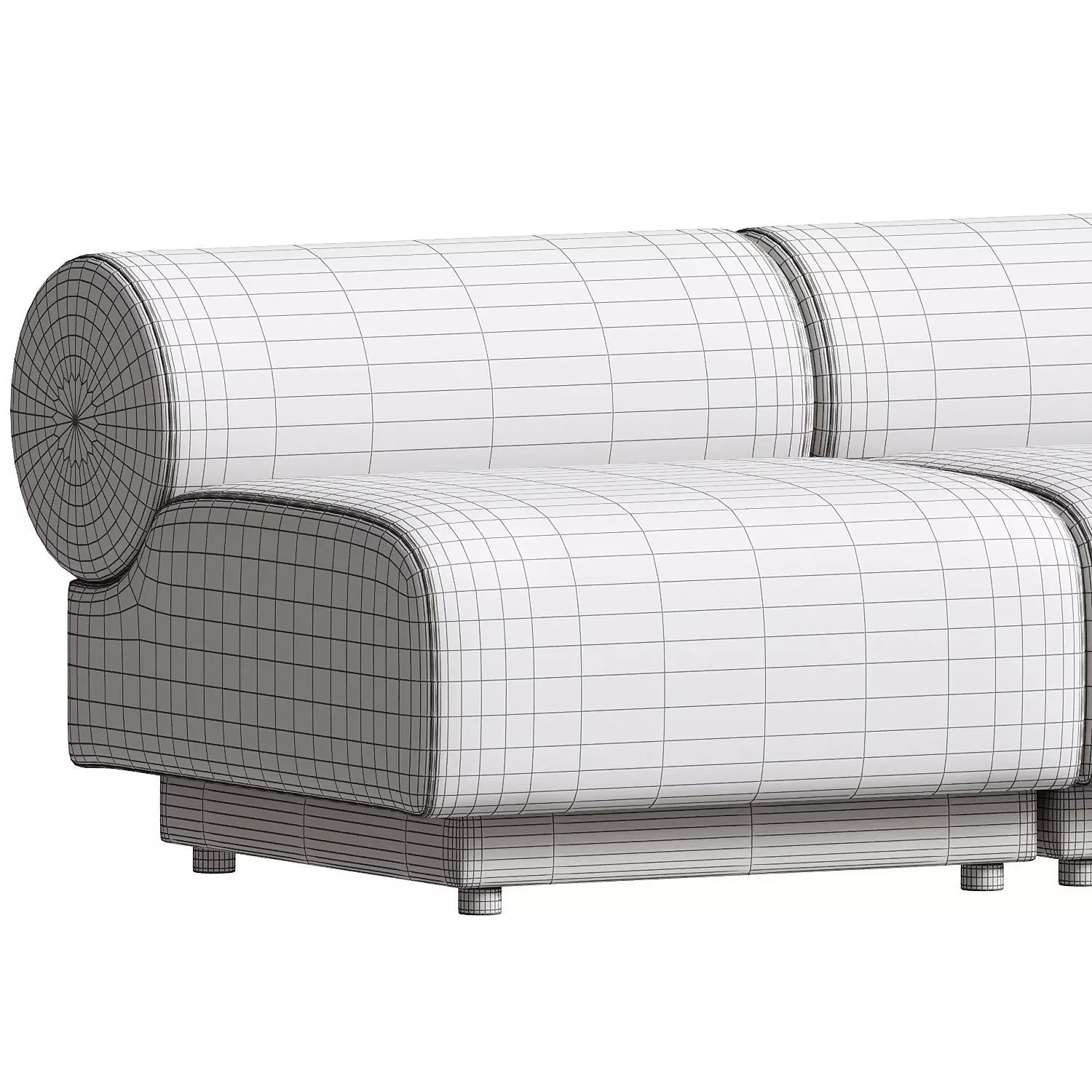 Roland Modular Sofa 3D model_5