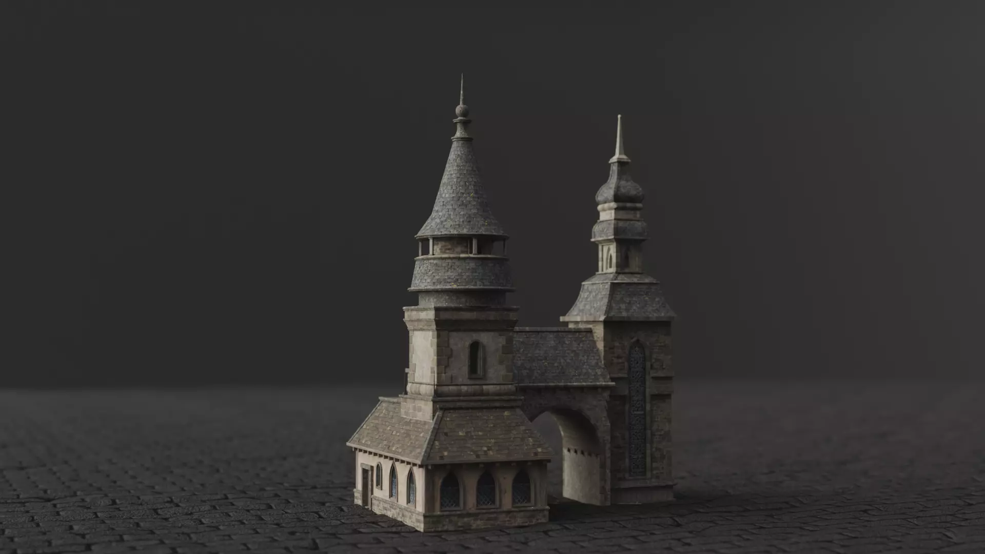 Dark Fantasy House SM F 3D model_0