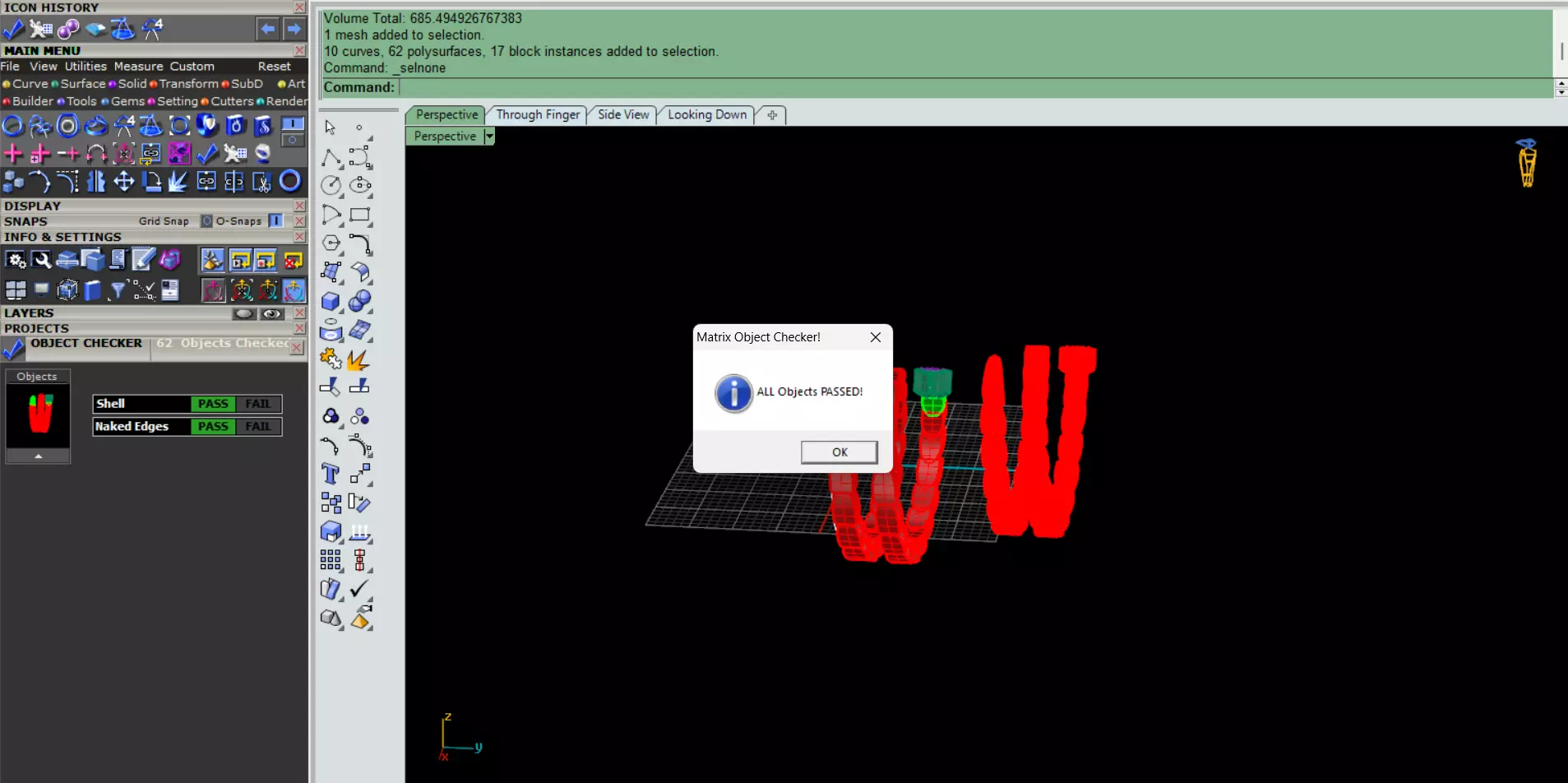 Snake ring 3D print model_1