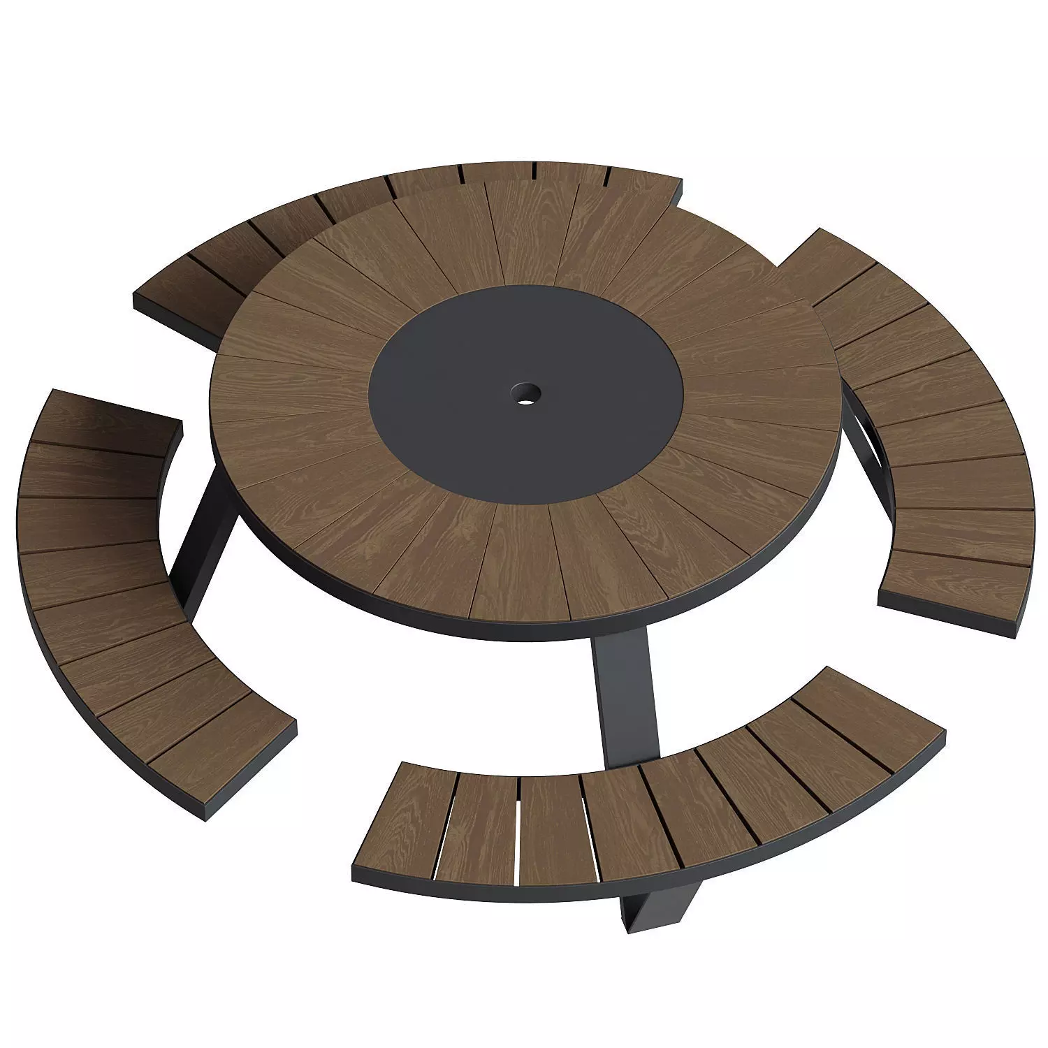 Pantagruel Picnic Table 3D model_3
